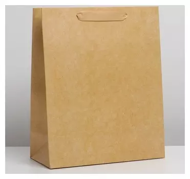 Пакет ламинированный «Крафтовый», L 31 × 40 × 14 см