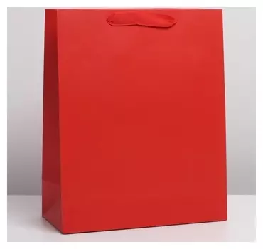 Пакет ламинированный «Красный», ML 23 × 27 × 11.5 см