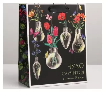 Пакет ламинированный вертикальный «Чудо», MS 18 × 23 × 10 см