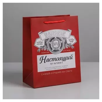 Пакет ламинированный вертикальный «Лучшему на свете», MS 18 × 23 × 10 см