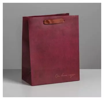 Пакет ламинированный вертикальный «От всего сердца», MS 18 × 23 × 10 см