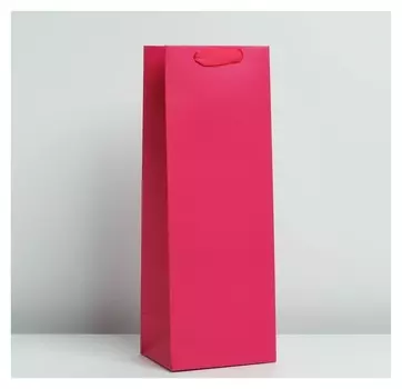 Пакет под бутылку «Фуксия», 13 X 36 X 10 см