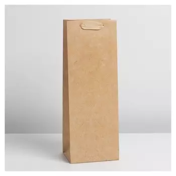 Пакет под бутылку «Крафтовый», 13 X 36 X 10 см