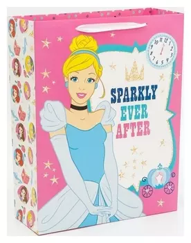 Пакет подарочный "Good Hair Day", принцессы, 31х40х11,5 см