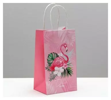 Пакет подарочный крафтовый «Для тебя», 12 × 21 × 9 см