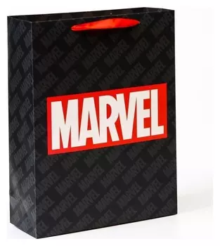 Пакет подарочный "Marvel", мстители, 31х40х11,5 см