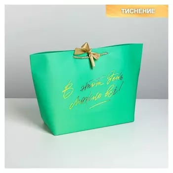 Пакет подарочный «Можно все», 42 х 27,5 х 12 см