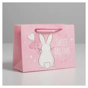 Пакет подарочный Sweet Dreams, 14,5 × 19,5 × 8,5 см