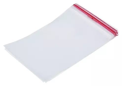 Пакет с замком (Zip Lock) с европодвесом 12 х 17 см, 60 мкм, 100 шт/уп