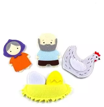 Пальчиковый театр Курочка Ряба