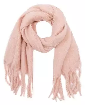 Палантин женский, цвет пудра, размер 50х180