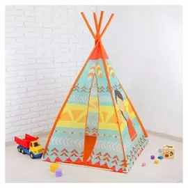 Палатка детская игровая-вигвам «В гостях у индейцев»