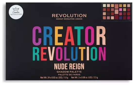 Палетка теней Creator Limitess Nude Reign