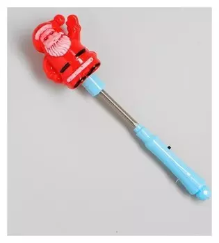 Палка световая «Дед мороз», на пружине