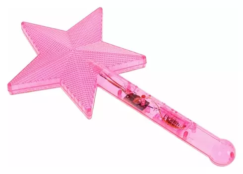 Палочка световая "Звезда", цвет розовый