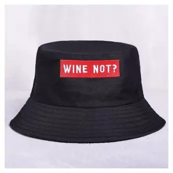 Панама Wine Not?, цвет чёрный