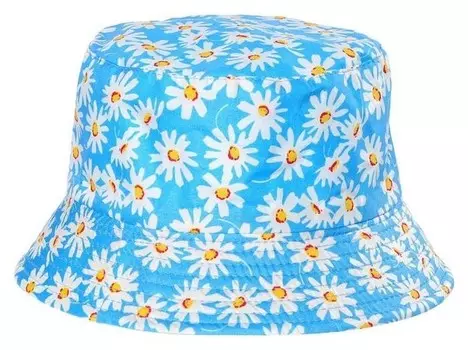 Панама женская, цвет голубой/белый, размер 56-58