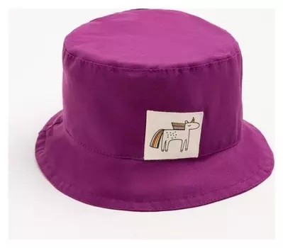 Панамка для девочки, цвет фуксия, размер 46-48