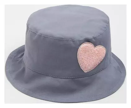 Панамка для девочки, цвет серый, размер 46-48