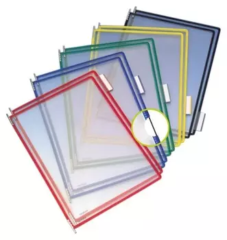 Панель для демосистемы Tarifold А3 черная, 10шт/уп., 5 табуляторов 113009