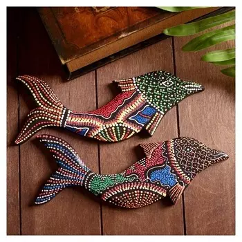 Панно декоративное Дельфин с узором