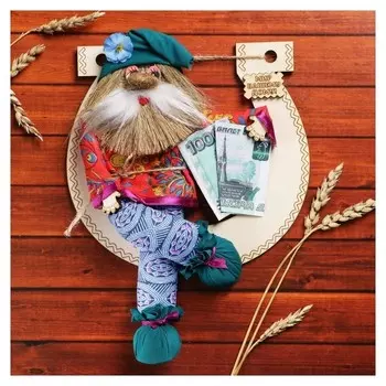 Панно "Домовой" в подкове