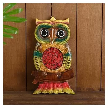 Панно Филин на ветке