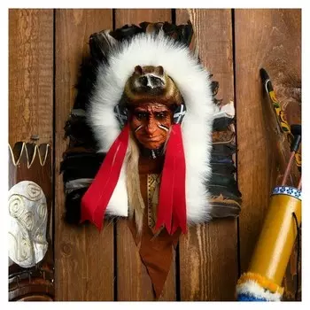 Панно "Индеец вичаша" 25х10х30 см