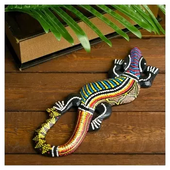 Панно настенное Геккон цветной