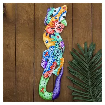 Панно настенное "Геккон океан" 11х1,1х50 см