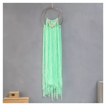 Панно настенное текстиль "Бохо" салатовый