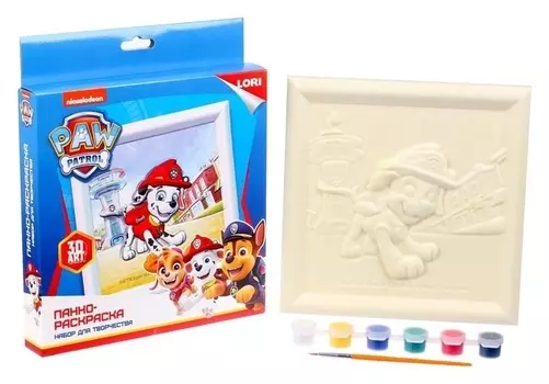 Панно-раскраска «Щенячий патруль» «маршалл»