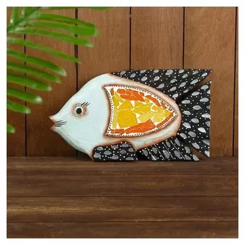 Панно "Рыбка морская" дерево 30х2х17 см