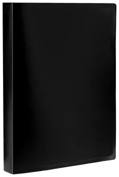 Папка 100 вкладышей Staff, черная, 0,7 мм, 225713