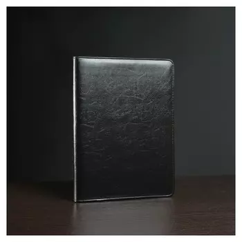 Папка деловая, цвет чёрный, искусственная кожа