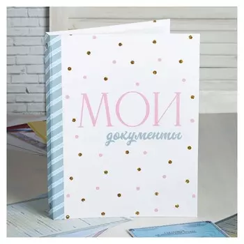 Папка для документов "Белая", 24,5х32 см