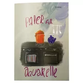 Папка для рисов.акварелью Kroyter а4,20л,блок 180гр сити 00069