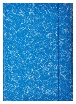 Папка картонные аttache на резинке,синий