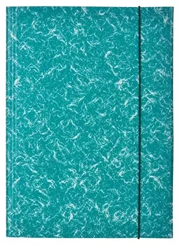 Папка картонные аttache на резинке, зеленый