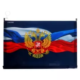 Папка-конверт на молнии ZIP А4 Devente 330 х 235 мм, 180 мкм, "Герб"