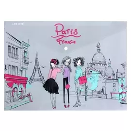 Папка на кнопке, формат А3, Devente "Paris", 200 мкм