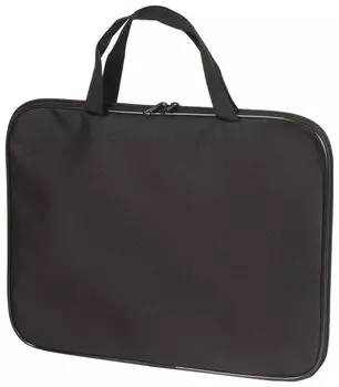 Папка на молнии с ручками универсальная цвет Черный