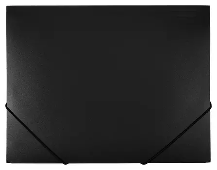Папка на резинках Attache F315/06 черная