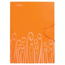 Папка на резинках Attache Fantasy оранж.