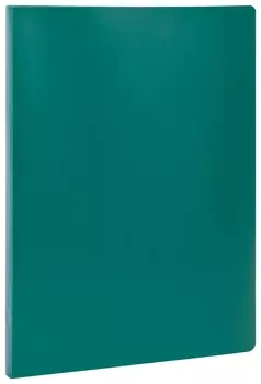 Папка с металлическим скоросшивателем Staff, зеленая, до 100 листов, 0,5 мм, 229227