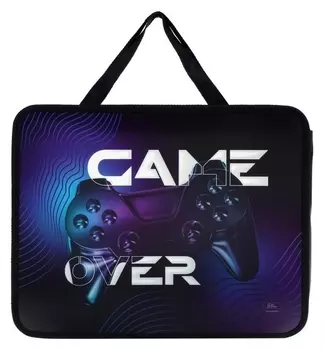 Папка с ручками А4 Calligrata "Гейм", 330 х 260 х 75 мм, пластик