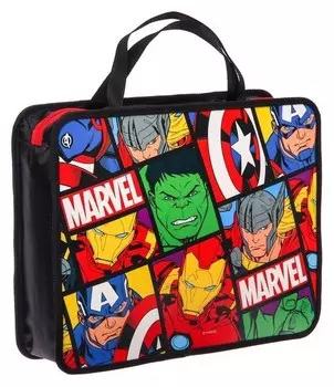 Папка с ручками пластик А4 75мм 330*260 пм-а4-26, мстители