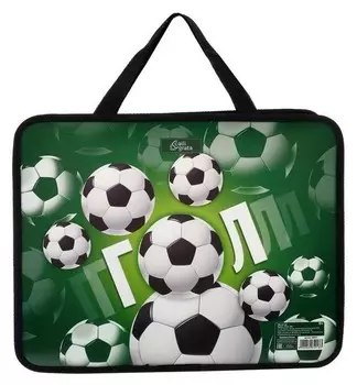 Папка с ручками пластиковая Гол