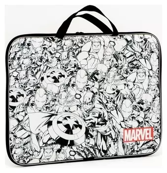 Папка с ручками текстиль А3 470 х 350 х 20 мм, "Marvel", мстители
