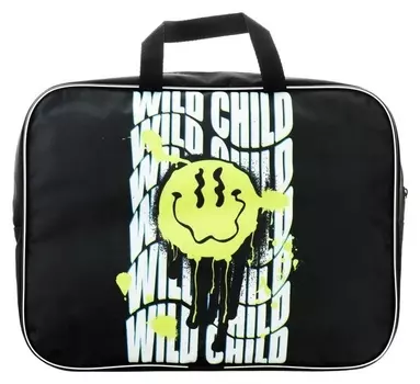 Папка с ручками текстиль А4 350 х 270 х 70 мм Calligrata "Смайл"